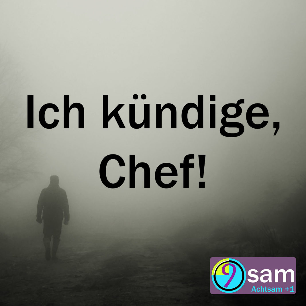 Ich kündige, Chef!