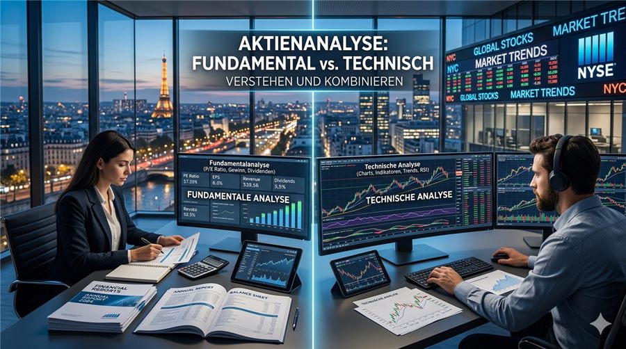 Aktienanalyse: Fundamental vs. Technisch