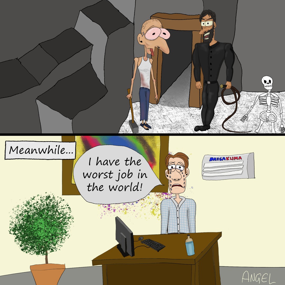 Comic: Jammern auf olympischem Niveau