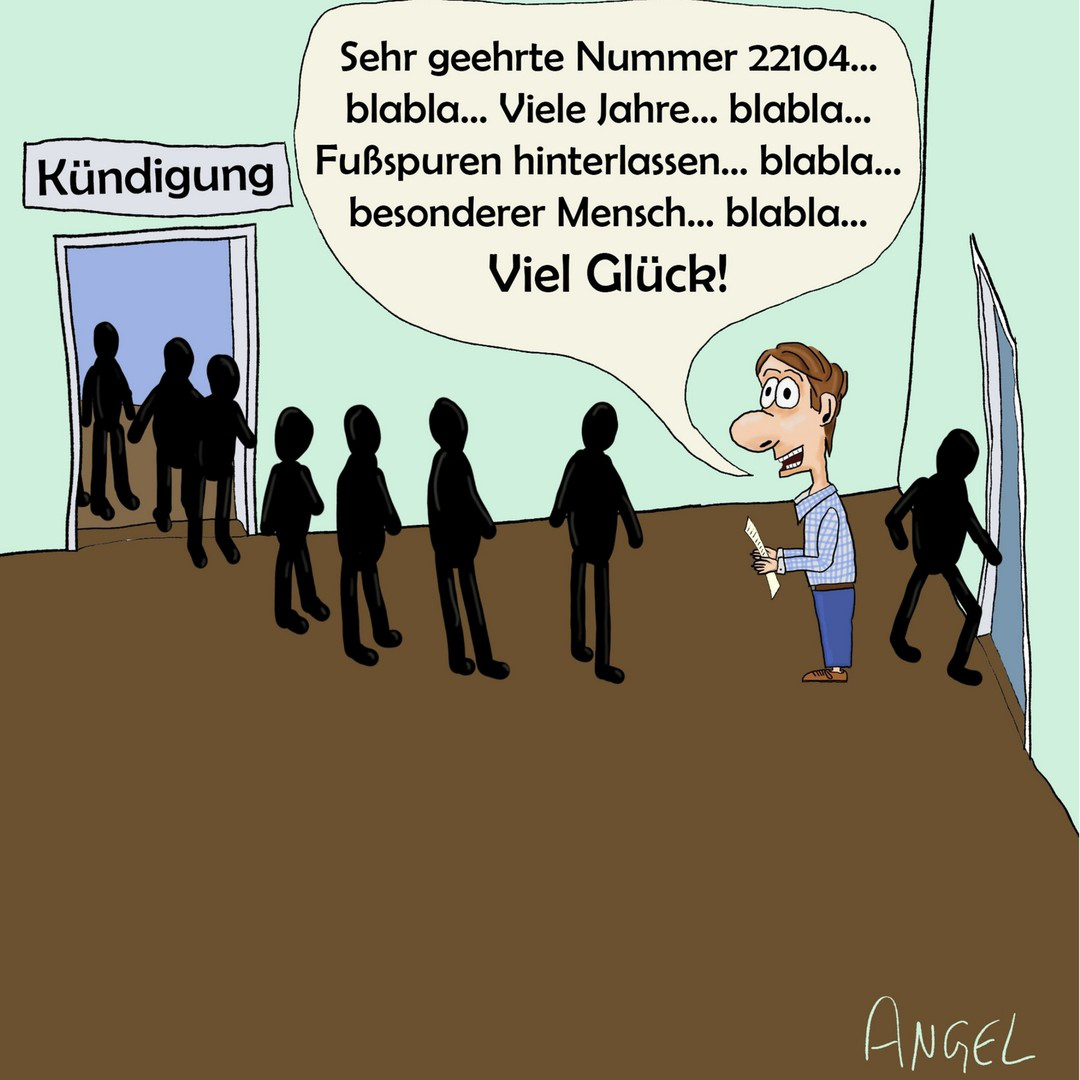 Comic: Sehr persönliche Kündigungen im Akkord
